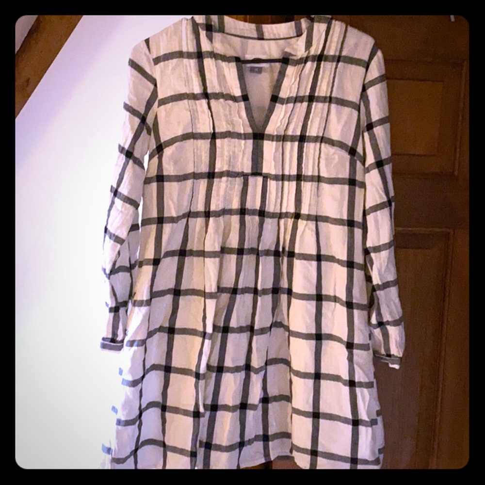 Old Navy plaid tunic.